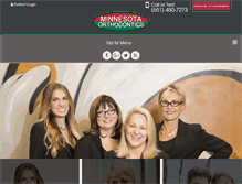 Tablet Screenshot of minnesotaorthodontics.com